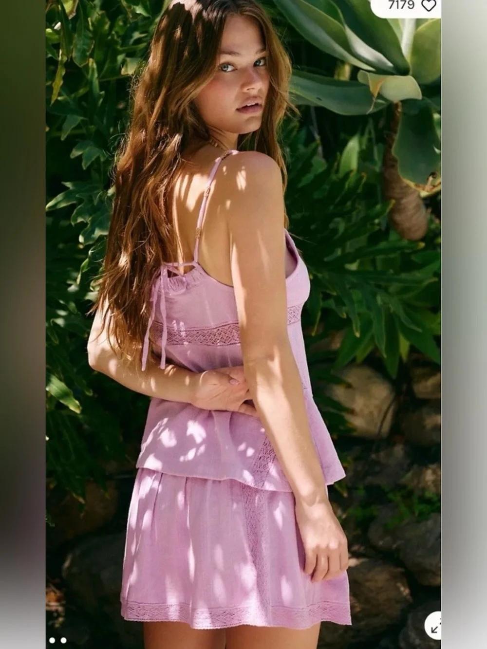 Free-eat by Free People Sundew skirt set in Lilac